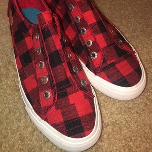 Blowfish Buffalo Plaid Sneakers